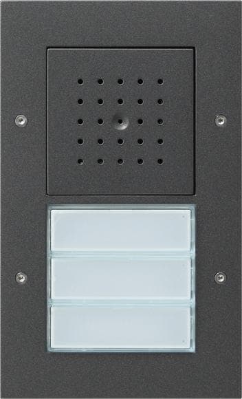 Gira 126767 påbygningsdørstation 3-vejs antracit
