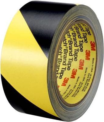 3M 5702101 Faremarkeringstape Sort, Gul (L x B) 33m x 100mm 1 rulle(r) (5702101)