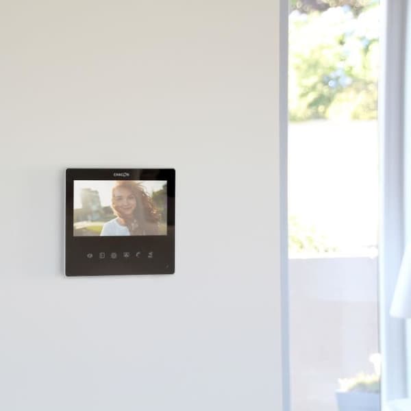 Videotelefon - CHACON - 2 dils - 7" - Ultra slim - Svart