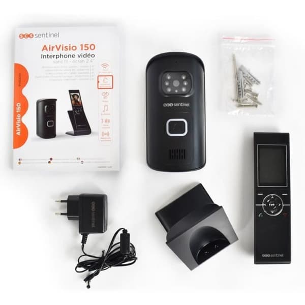 SCS SENTINEL AirVisio 150 2,4" trådlös videointercom - 3 års garanti