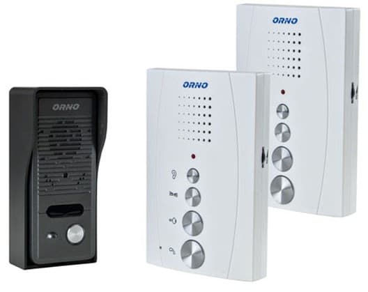 ORNO INTERCOM SÆT 1-TYPE MED INTERCOM ELUVIO INT hvid &&