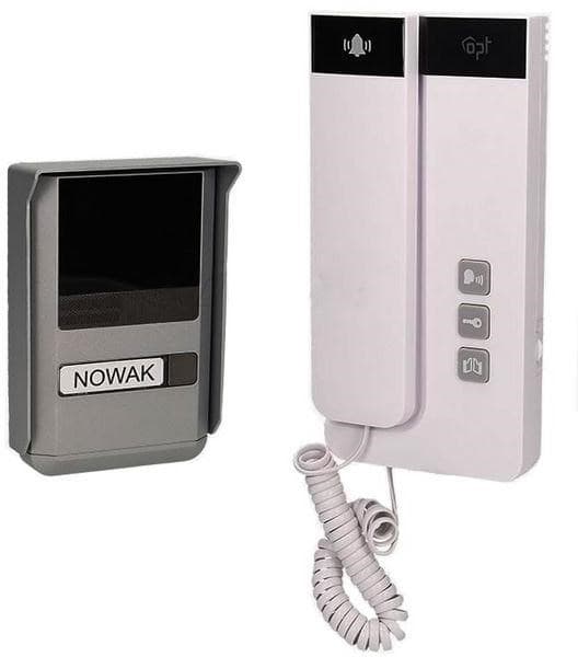Enfamiliehus-intercom med 2 ledninger, Vibell (ORNO) OR-DOM-SL-923