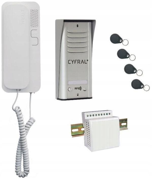 INTERCOM DIGITAL COSMO 1-LEJER SILVER