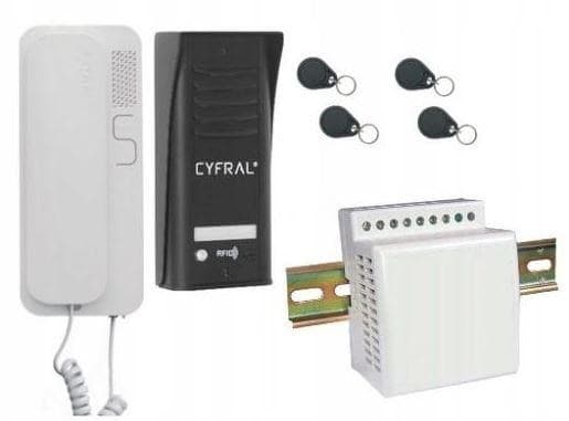 INTERCOM DIGITAL COSMO 1-LEJER SORT