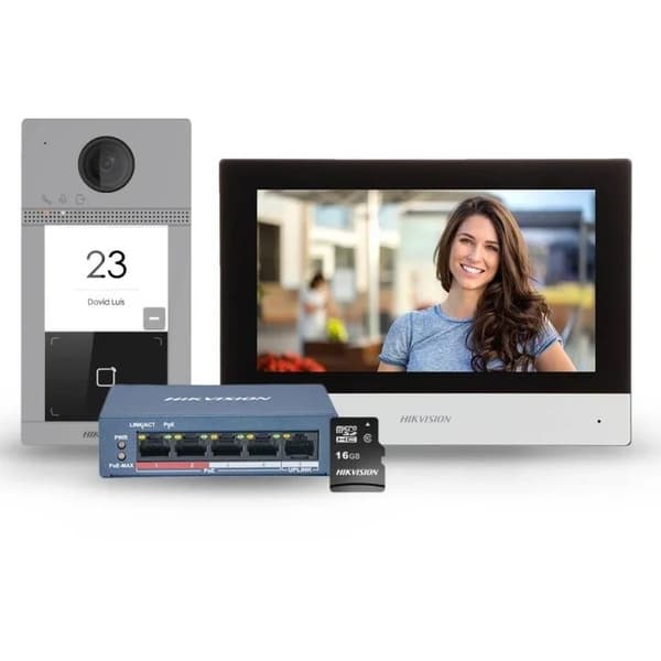 HIKVISION DS-KIS604-S VIDEO INTERCOM-SÆT