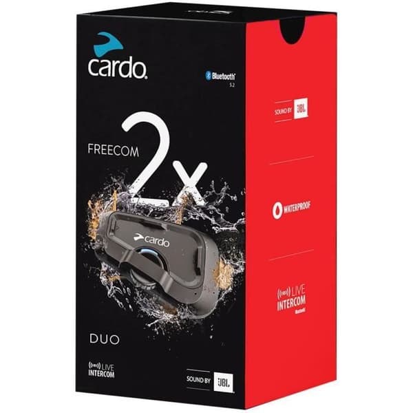 CARDO - Motorcykelintercom - FREECOM2 X Duo Svart