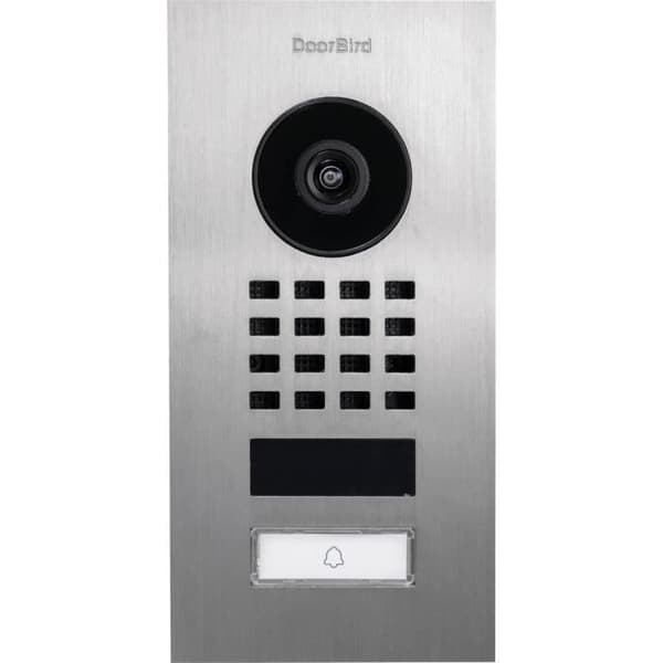 Intercom med video IP - DoorBird - D1101V - Rostfritt stål V2A - Nattseende - Trådlös