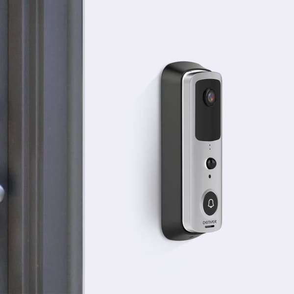Videodörrklocka - DENVER - SHV-120 - Wi-Fi - Smart hem - Kompatibel med Tuya