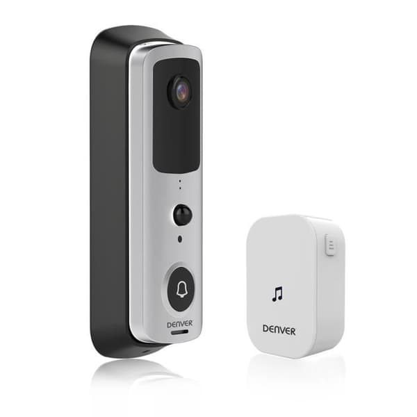 Videodörrklocka - DENVER - SHV-120 - Wi-Fi - Smart hem - Kompatibel med Tuya