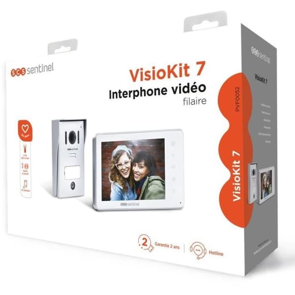 Intercom med video - SCS SENTINEL - VisioKit 7 - Vit
