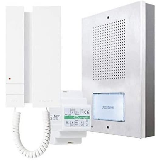 Intercom - COMELIT - KAE5061-KIT - 2 trådar - Trådbunden - Vit