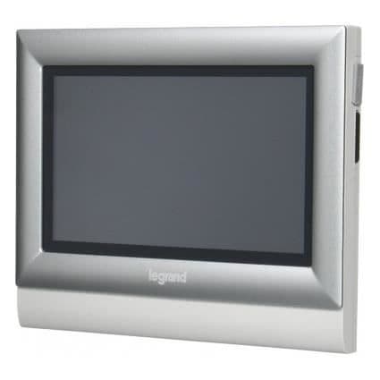 Kit portier - LEGRAND - 369320 - Beröringsskärm 7'' - Aluminium - Video och besökarminne