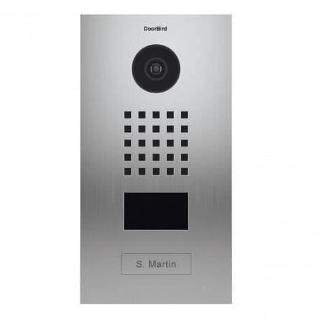 IP video dörrentréenhet med RFID märkesläsare - Doorbird D2101V Inox