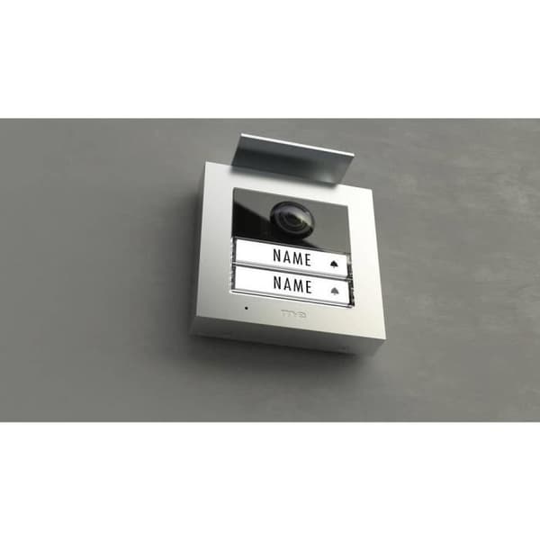 m-e modern-electronics VDV-2020 S trådbunden videointercom - RFID - Utomhusstation silver