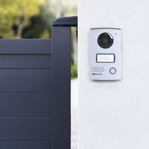 SCS SENTINEL VisioDoor 4.3+ trådbunden videoporttelefon med 4.3 pekskärm och mörkerseende - 5 års garanti