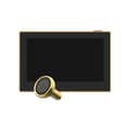 Miniatyrbillede 1 af 6: Tilsluttet Peephole Gold - EZVIZ - HP2 - 1080p - 2200mAh batteri - 146° synsvinkel - 4,3 tommer skærm