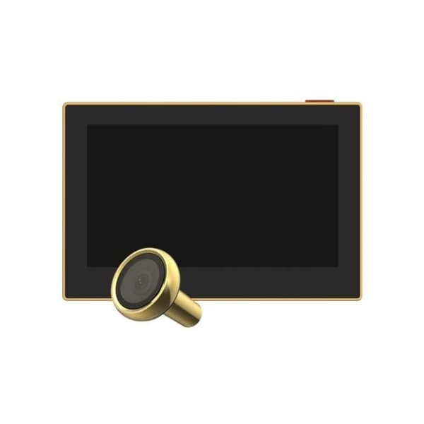 Yhdistetty kurkistusaukko Gold - EZVIZ - HP2 - 1080p - 2200mAh akku - 146° katselukulma - 4,3 tuuman näyttö