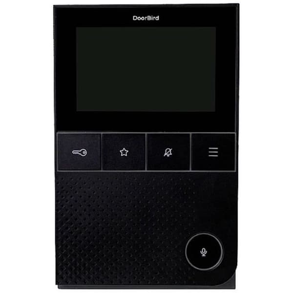 Video intercom - DOORBIRD - A1101 Black Edition - Night vision - Connected object - Justerbar kamera Svart