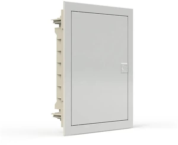 PLASTINSTALLATIONSKAB MED METALDØR, INDBYGGET, IP40, 1 RÆKKE, 12 NOARK PMF 12 107101 MODULER