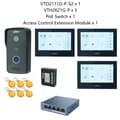 Miniatyrbillede 2 af 2: Dahua IP Video Intercom System, Induktiv Kortadgang, 7-Tommers Touchskærm,1 DB 3 sort skærm
