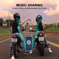 Miniatyrbillede 3 af 4: Motorcykel Intercom Bluetooth Headset, 8 Ryttere Kommunikation, Musik Deling