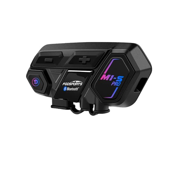 Motorcykel Intercom Bluetooth Headset, 8 Ryttere Kommunikation, Musik Deling