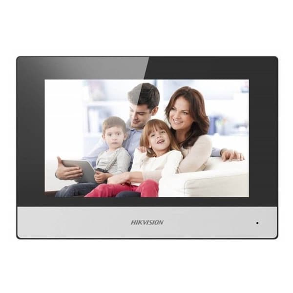Touchscreen IP-videoövervakningsskärm 7" 2 trådar Svart - Hikvision Svart, Grå