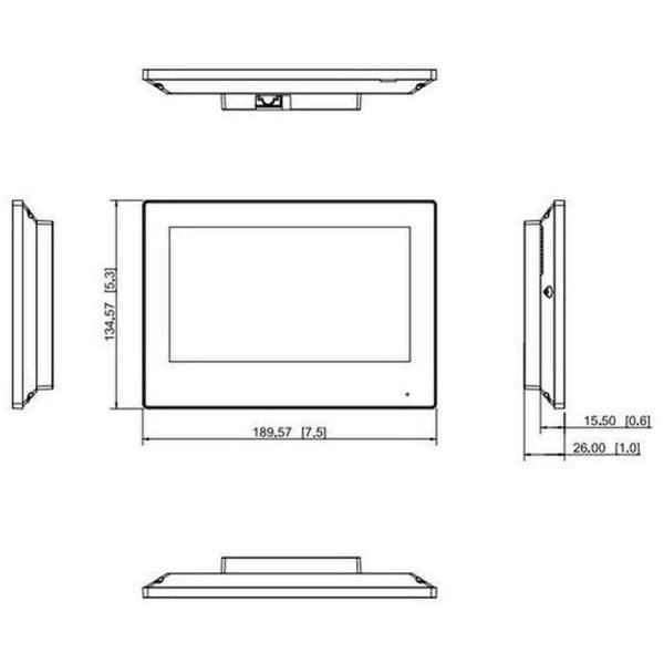 Intercom - video intercom Dahua technology Monitor DAHUA VTH2622G-W