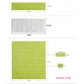 Pikkukuva 7 / 7: Seinätarra/Wallsticker Tiili 70cm x 77cm - Valkoinen