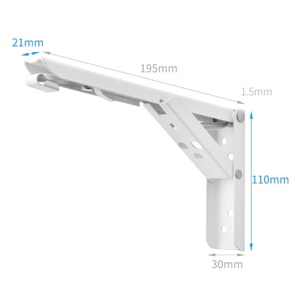 Sammenfellbar konsoll 20cm