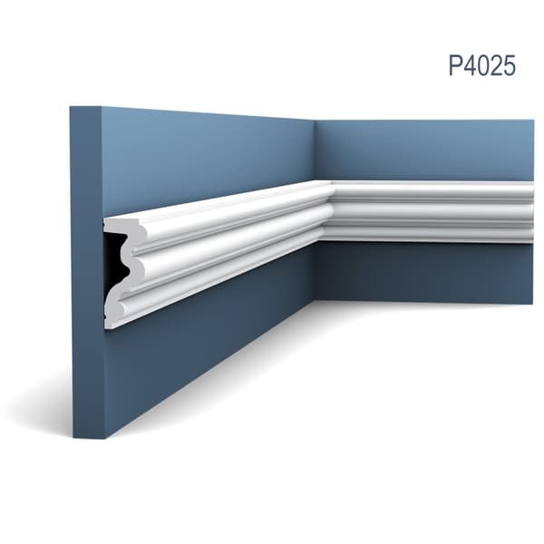 Peitelistat Orac Decor LUXXUS P4025-box 1 laatikko kanssa 16 listat 32 m