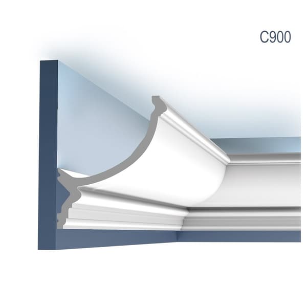 Kattolistat Orac Decor LUXXUS C900-box 1 laatikko kanssa 10 listat 20 m