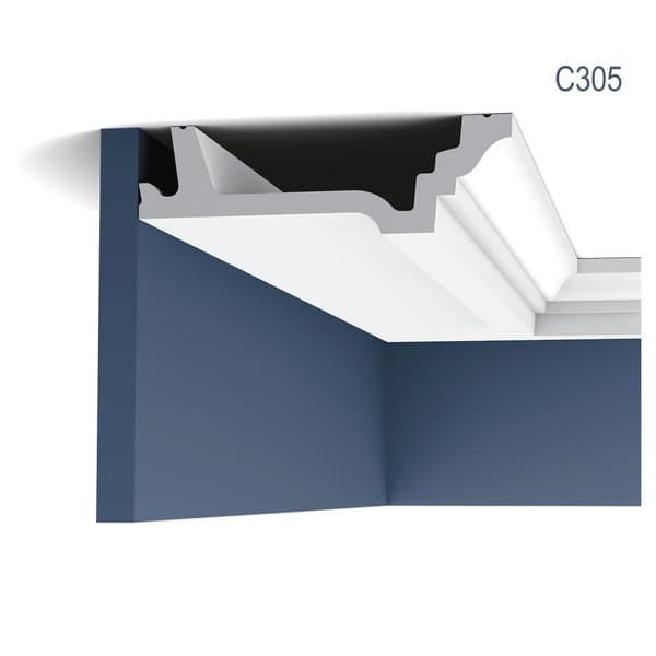 Kattolistat Orac Decor LUXXUS C305-box 1 laatikko kanssa 8 listat 16 m
