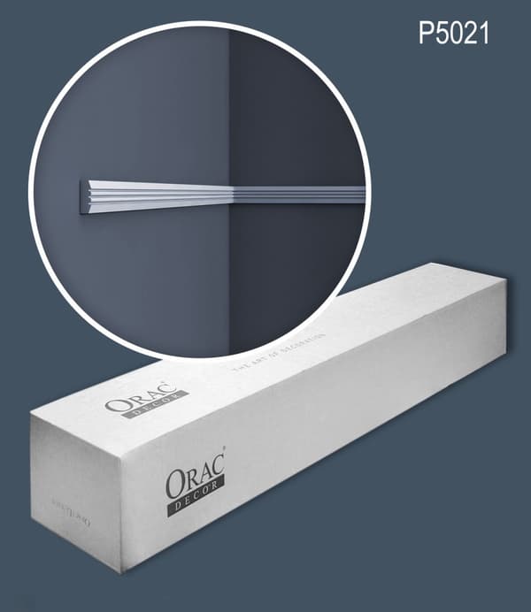 Peitelistat Orac Decor LUXXUS P5021-box 1 laatikko kanssa 50 listat 100 m