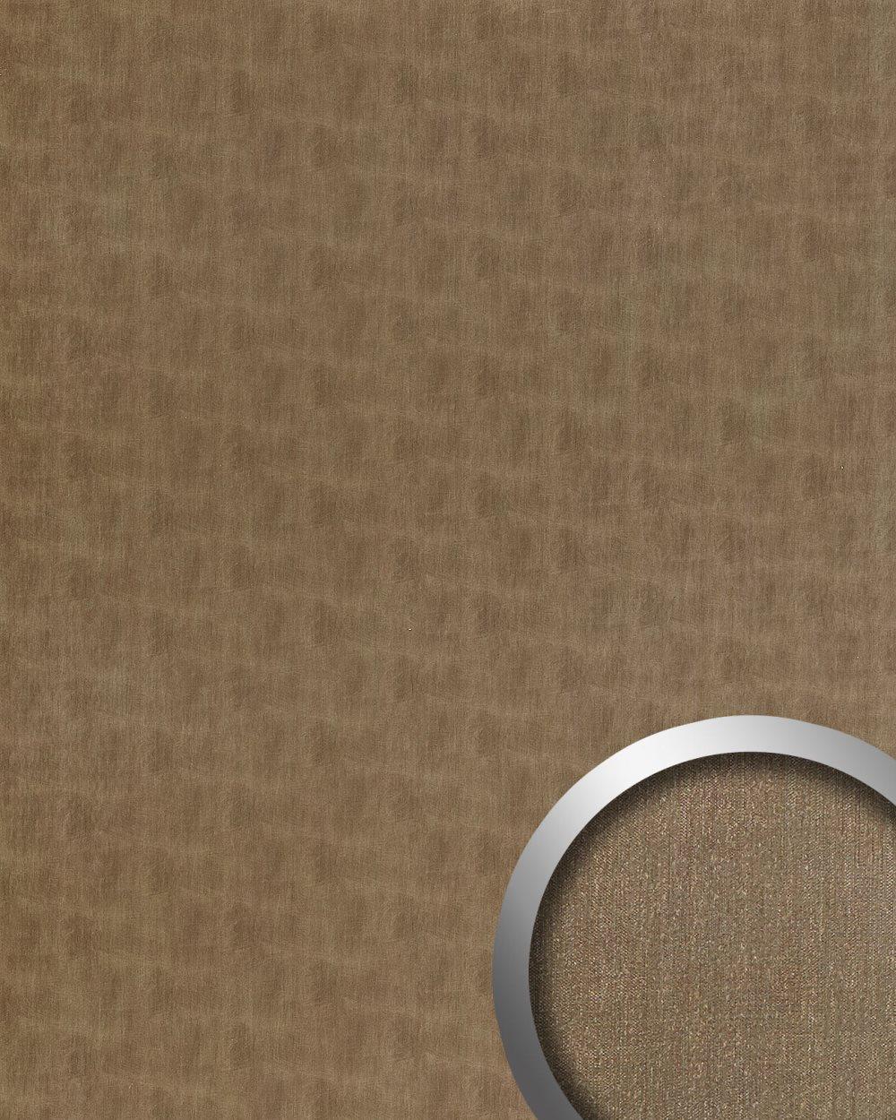 Väggpanel självhäftande WallFace DECO 20200-SA Used Look slät borstad brons 2,6 m2