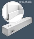 Pikkukuva 2 / 8: Jalkalistat Orac Decor AXXENT SX184-RAL9003-box 1 laatikko kanssa 20 listat 40 m