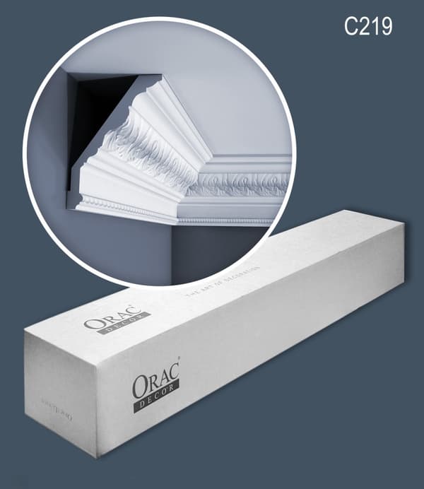 Kattolistat Orac Decor LUXXUS C219-box 1 laatikko kanssa 7 listat 14 m