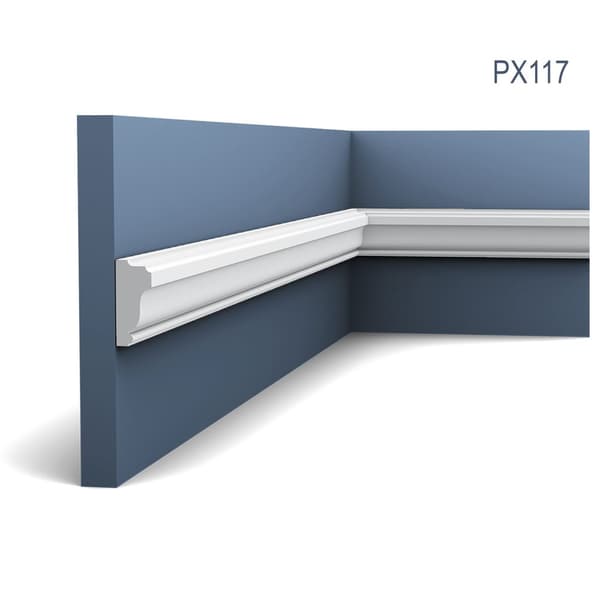 Peitelistat Orac Decor AXXENT PX117-box 1 laatikko kanssa 32 listat 64 m
