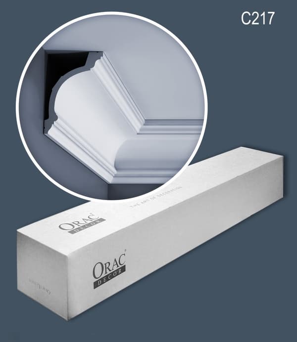 Kattolistat Orac Decor LUXXUS C217-box 1 laatikko kanssa 7 listat 14 m