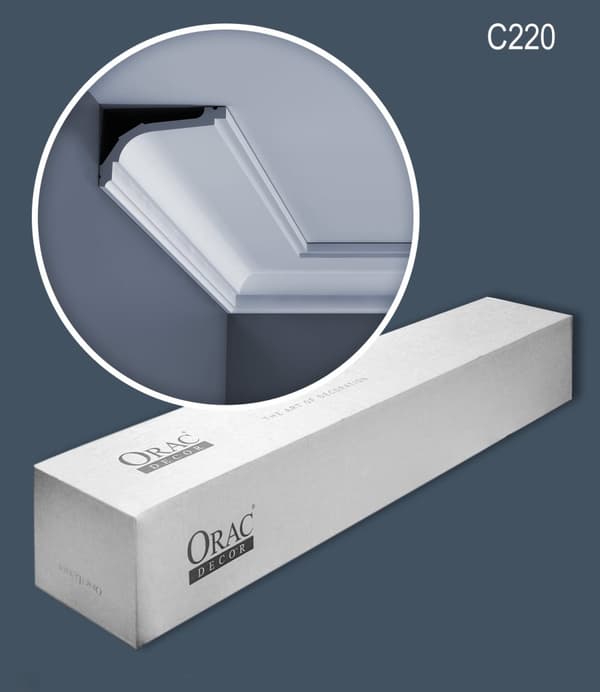 Kattolistat Orac Decor LUXXUS C220-box 1 laatikko kanssa 15 listat 30 m