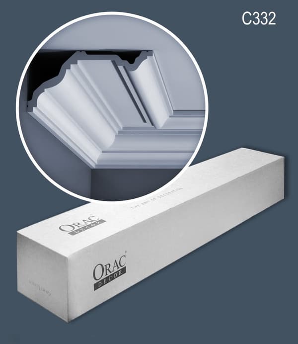 Stuklister Orac Decor LUXXUS C332-box 1 kasse med 10 lister 20 m