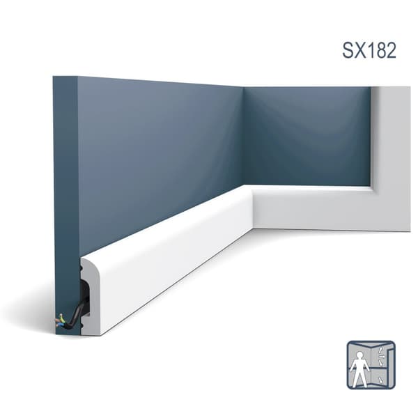 Jalkalistat Orac Decor AXXENT SX182-box 1 laatikko kanssa 21 listat 42 m