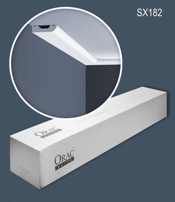 Jalkalistat Orac Decor AXXENT SX182-box 1 laatikko kanssa 21 listat 42 m