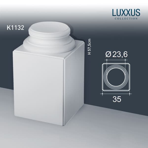 Full kolonnbas Orac Decor LUXXUS K1132 stil tidlös / klassisk