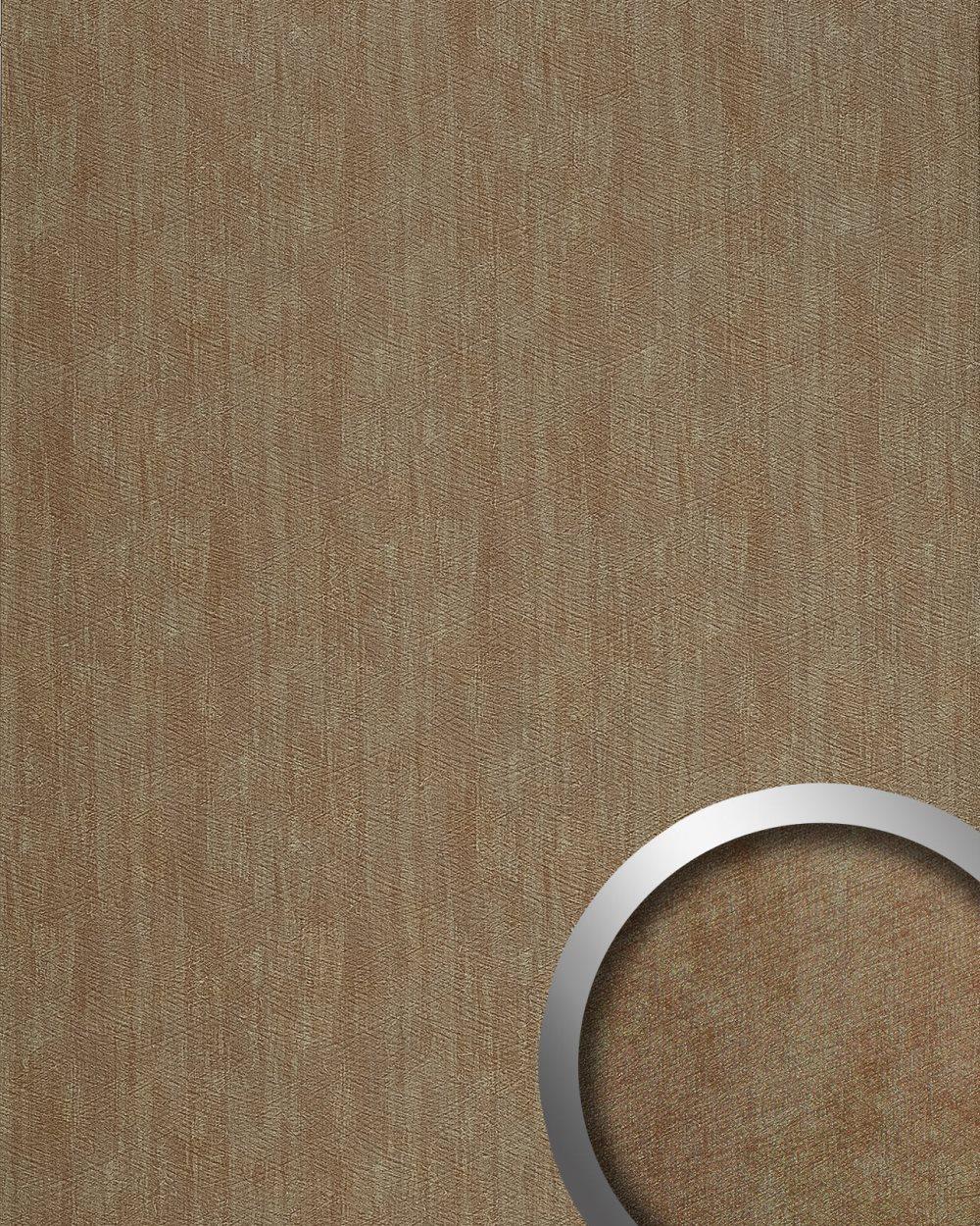 Väggpanel självhäftande WallFace DECO 20195-SA metall utseende slät metalliska accenter grå 2,6 m2