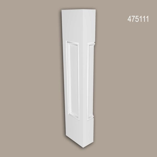 Halv balustrads pelare Profhome 475111 stil nyklassicism