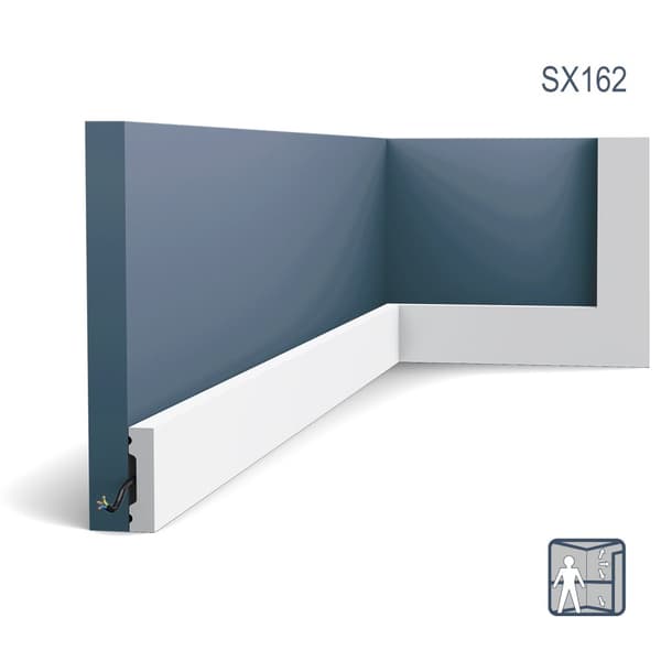 Jalkalistat Orac Decor AXXENT SX162-box 1 laatikko kanssa 36 listat 72 m