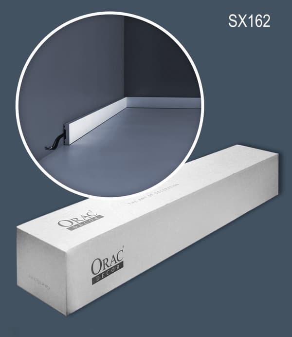 Jalkalistat Orac Decor AXXENT SX162-box 1 laatikko kanssa 36 listat 72 m