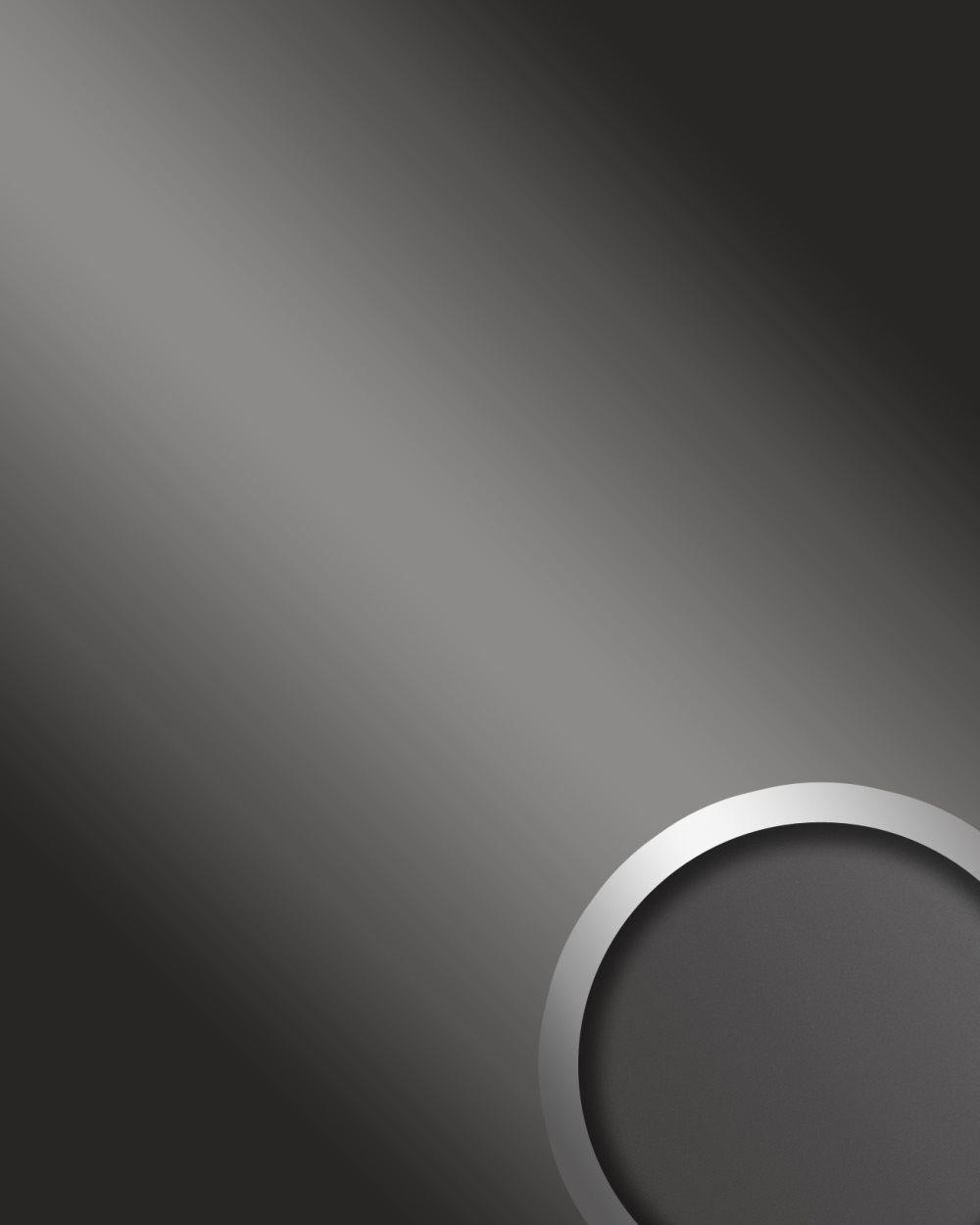 Väggpanel självhäftande WallFace DECO 13810-SA spegel utseende slät speglad grå 2,6 m2