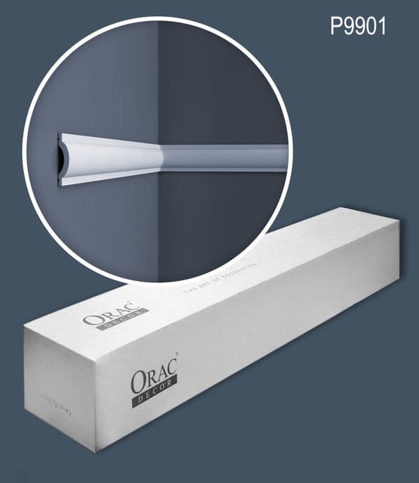 Peitelistat Orac Decor LUXXUS P9901-box 1 laatikko kanssa 28 listat 56 m